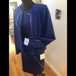 Calvin Klein Royal Blue Suit  Plz  NO LOW BALL